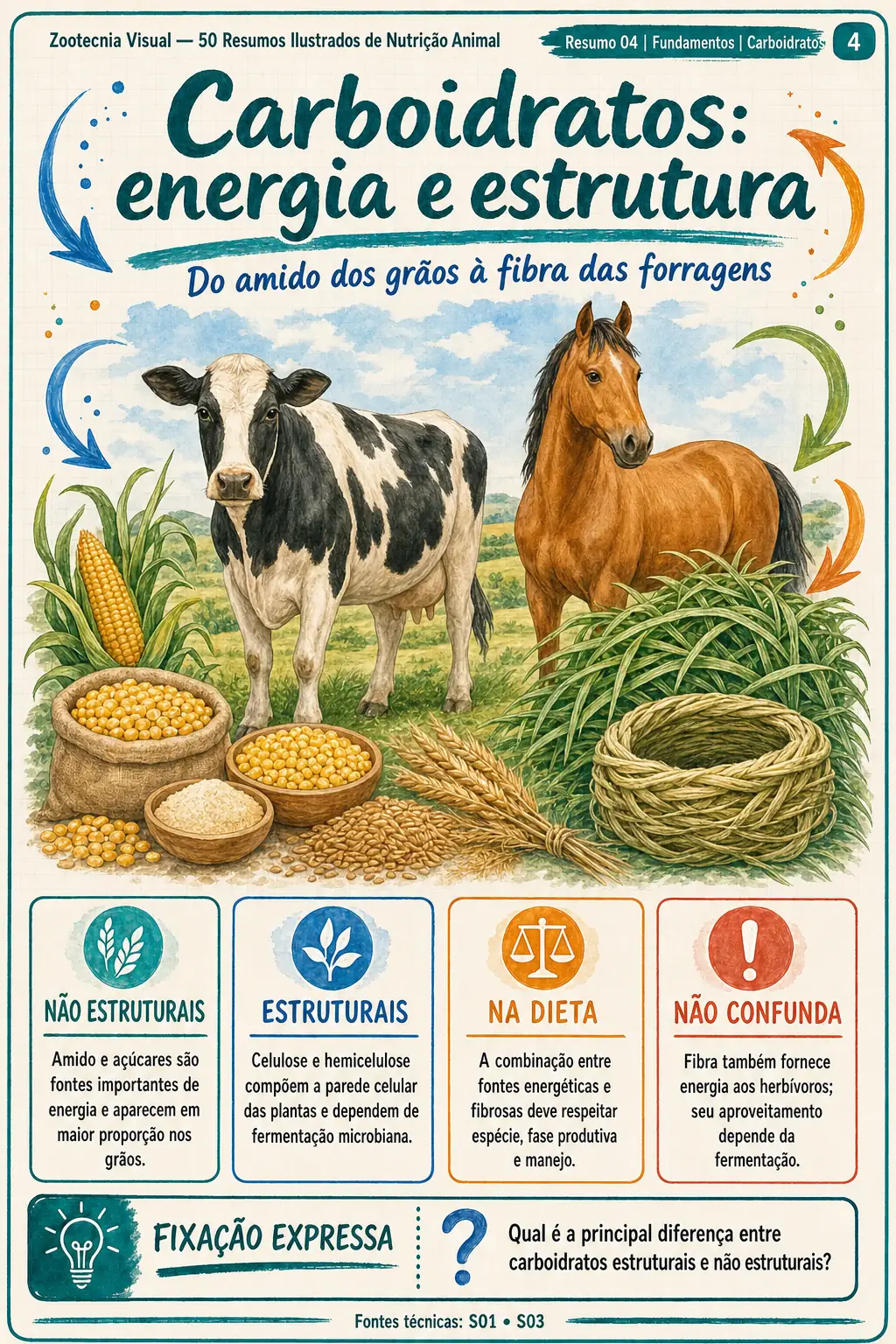 Prévia da lição sobre carboidratos, energia e estrutura
