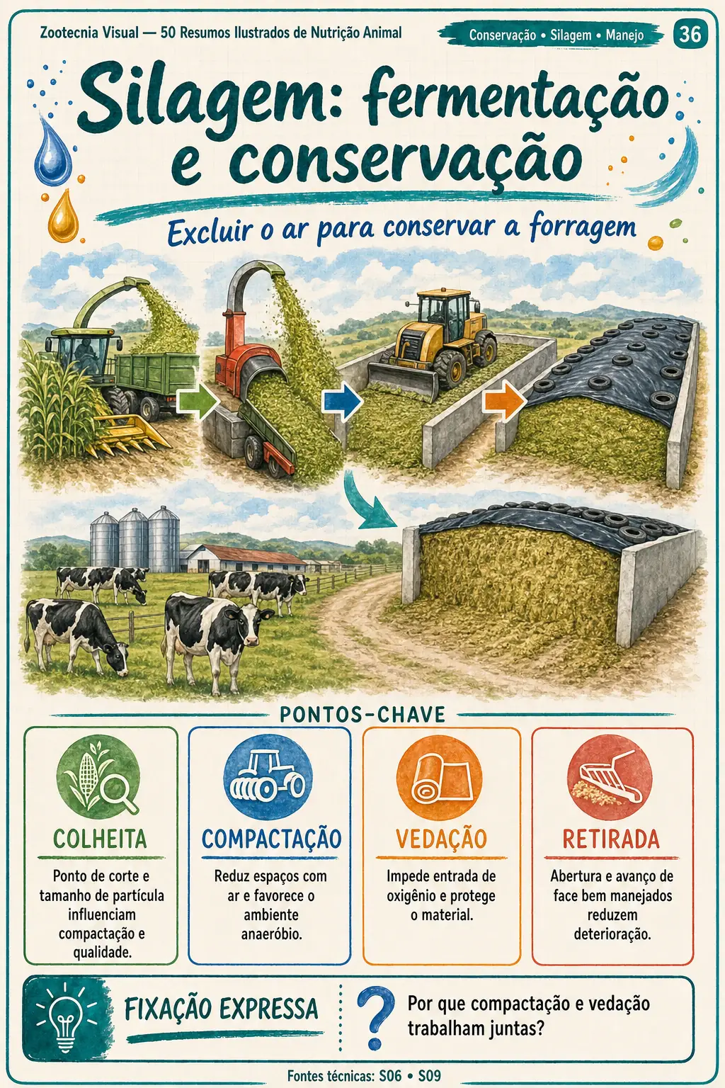 Prévia da lição sobre silagem, fermentação e conservação